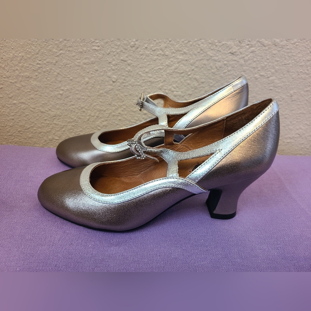 American Duchess Royal Vintage Roxy 1920s Flapper Heels Shoes Size 6.5